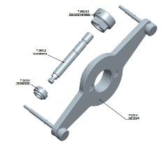 T10531, Vibration Damper Assembly Tool - Audi Authorized Tools and ...